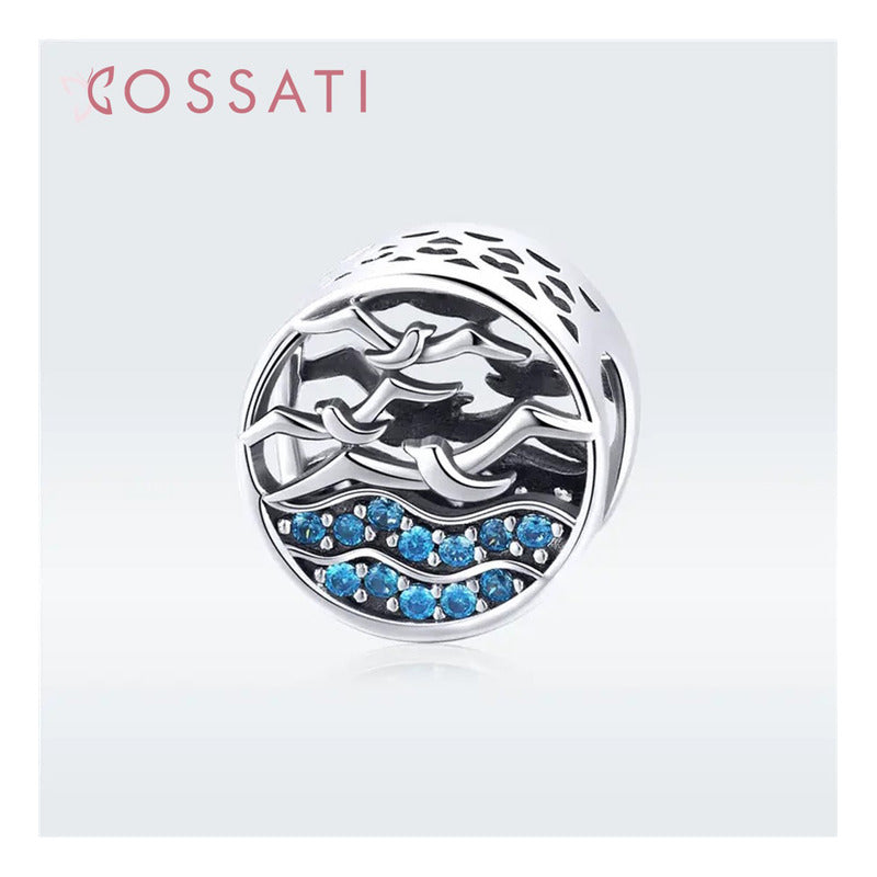 Charm Dije Plata De Ley S925 Cossati Scc1454 Gaviota