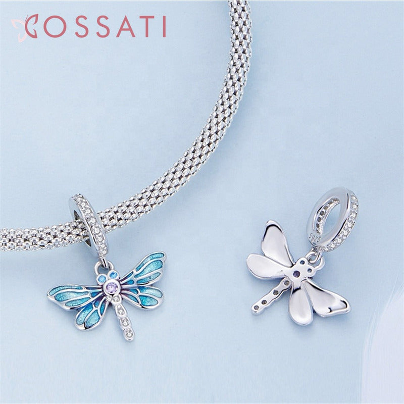 Charm Dije Plata De Ley S925 Cossati Bsc665 Libélula Libélula